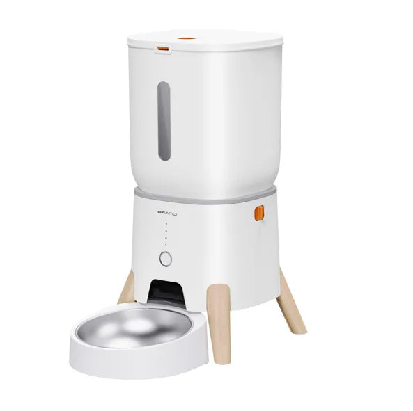5L Pet Intelligent Feeder APP Control Remote One Machine Double Bowl Cat and Dog Automatic Feeder --4 pcs